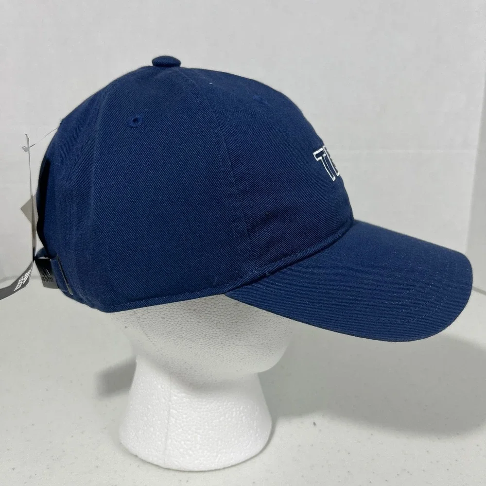 Adidas NHL Tampa Bay Lightning TBL Blue Cotton‎ Slouch Adjustable Hat NEW